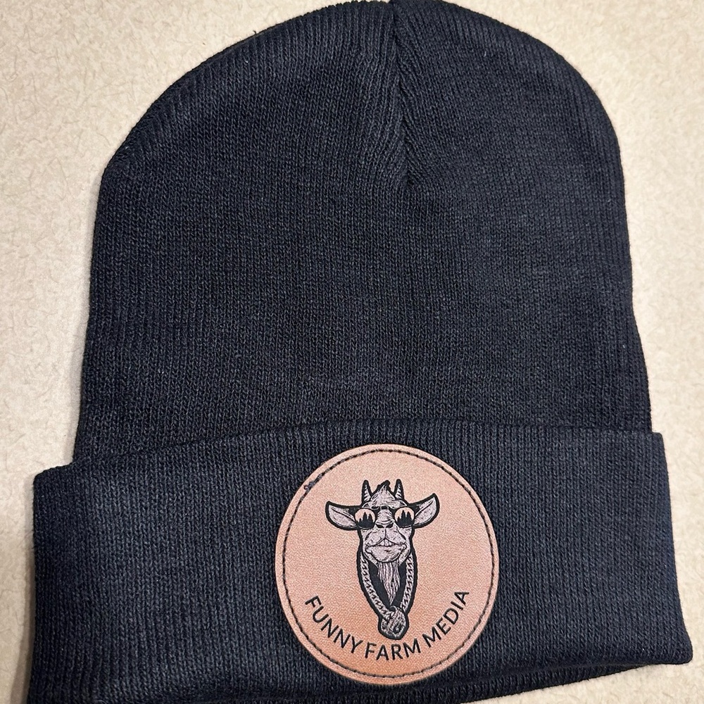 Gangster Goat hat.

Fits kids well or smaller heads.